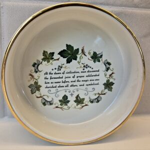 1960s Prinknash Abbey Wine Bottle Coaster